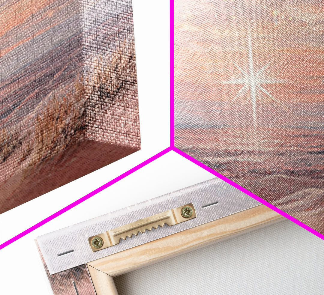 Star Of Dawn – Framed Canvas Print – Christmas Art – Christian Art Canvas – Christian Wall Art – Christian Christmas Art – Jesus Painting
