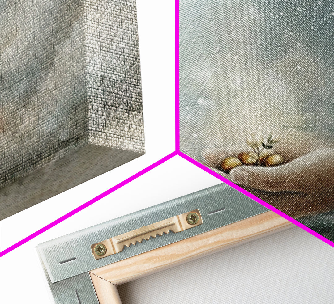 Seeds Of Hope - Framed Canvas Print - Christian Art Canvas - Christian Wall Art - Jesus Painting - Christian Gift Ideas