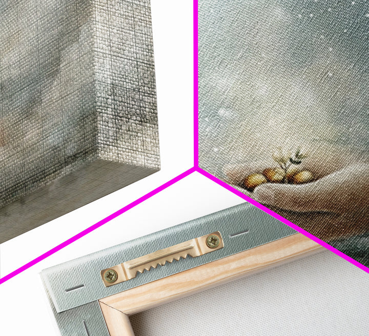 Seeds Of Hope - Framed Canvas Print - Christian Art Canvas - Christian Wall Art - Jesus Painting - Christian Gift Ideas