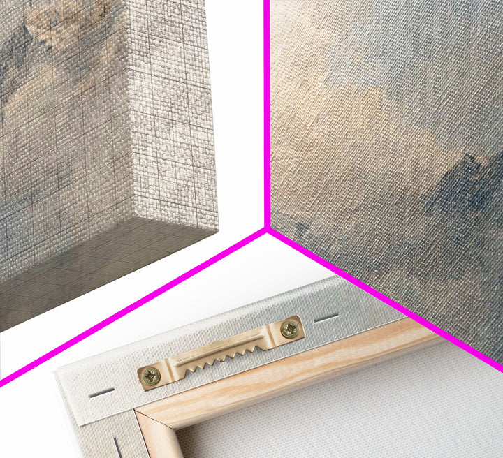 Heavenward Summit, Framed Canvas Print, Christian Art Canvas, Christian Wall Art, Subtle Christian Art, Large Christian Painting, Christian