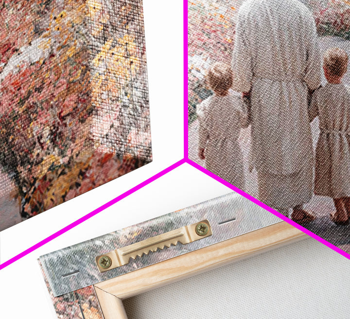 Walk Of Innocence | Framed Canvas Print | Christian Wall Art | Christian Art Canvas | Christian Art | Christian Gift