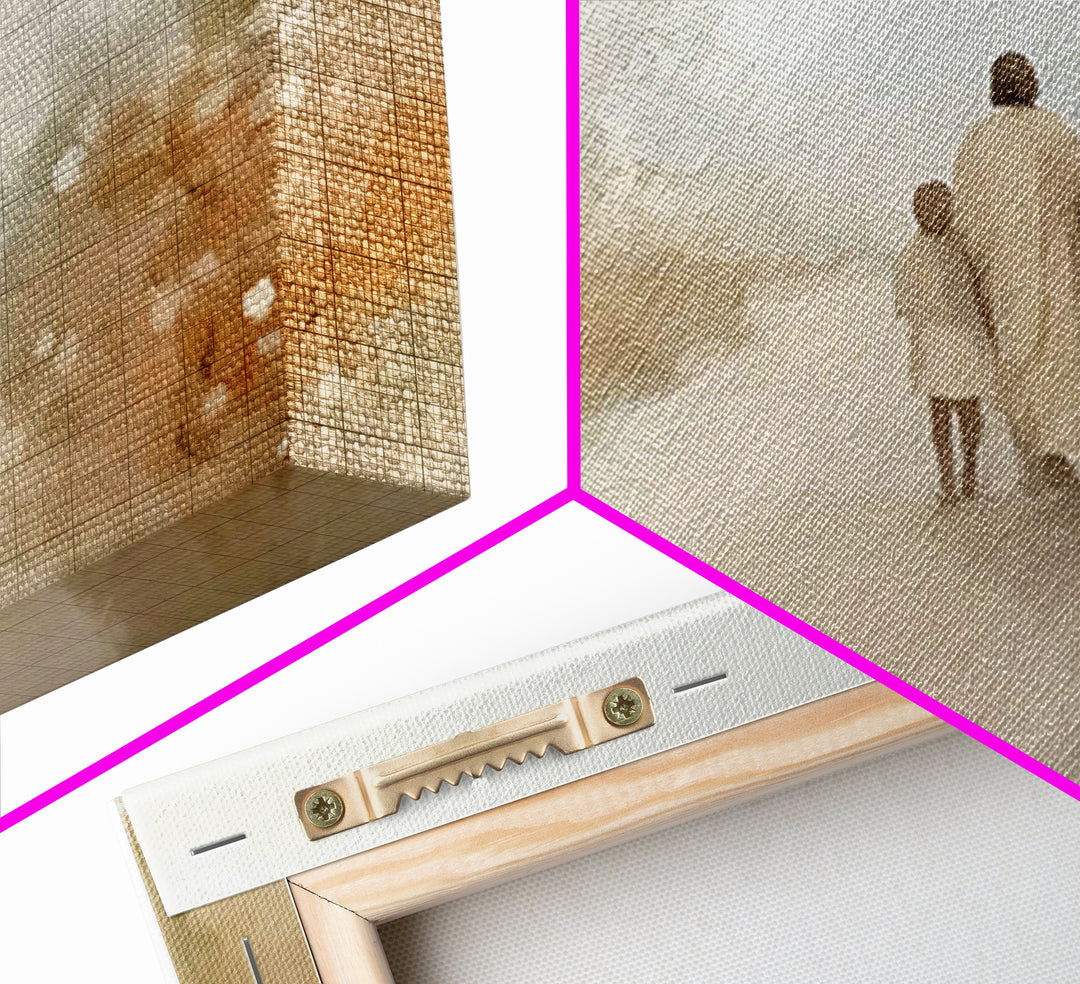 Pathway Of Light, Framed Canvas Print, Christian Art Canvas, Christian Wall Art, Christian Art, Christian Gift Ideas