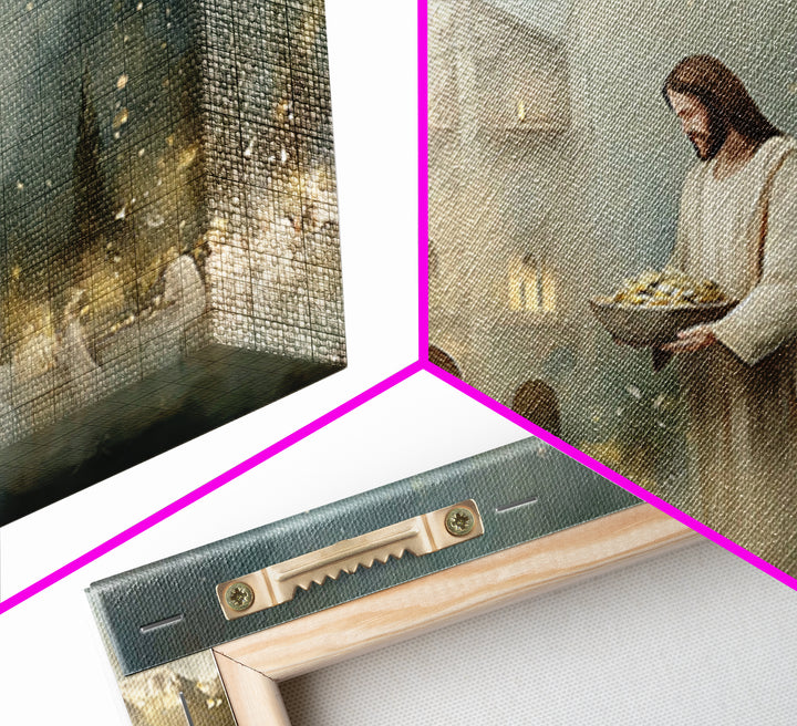Cathedral Blessing – Framed Canvas Print – Christian Wall Art – Christian Art Canvas – Jesus Painting – Moody Christian Art – Christian Dec