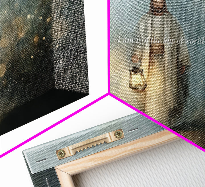 Pathway Of Hope – Framed Canvas Print – Christian Christmas Art – Jesus Painting – Christian Wall Art – Christmas Art Framed – Christian De