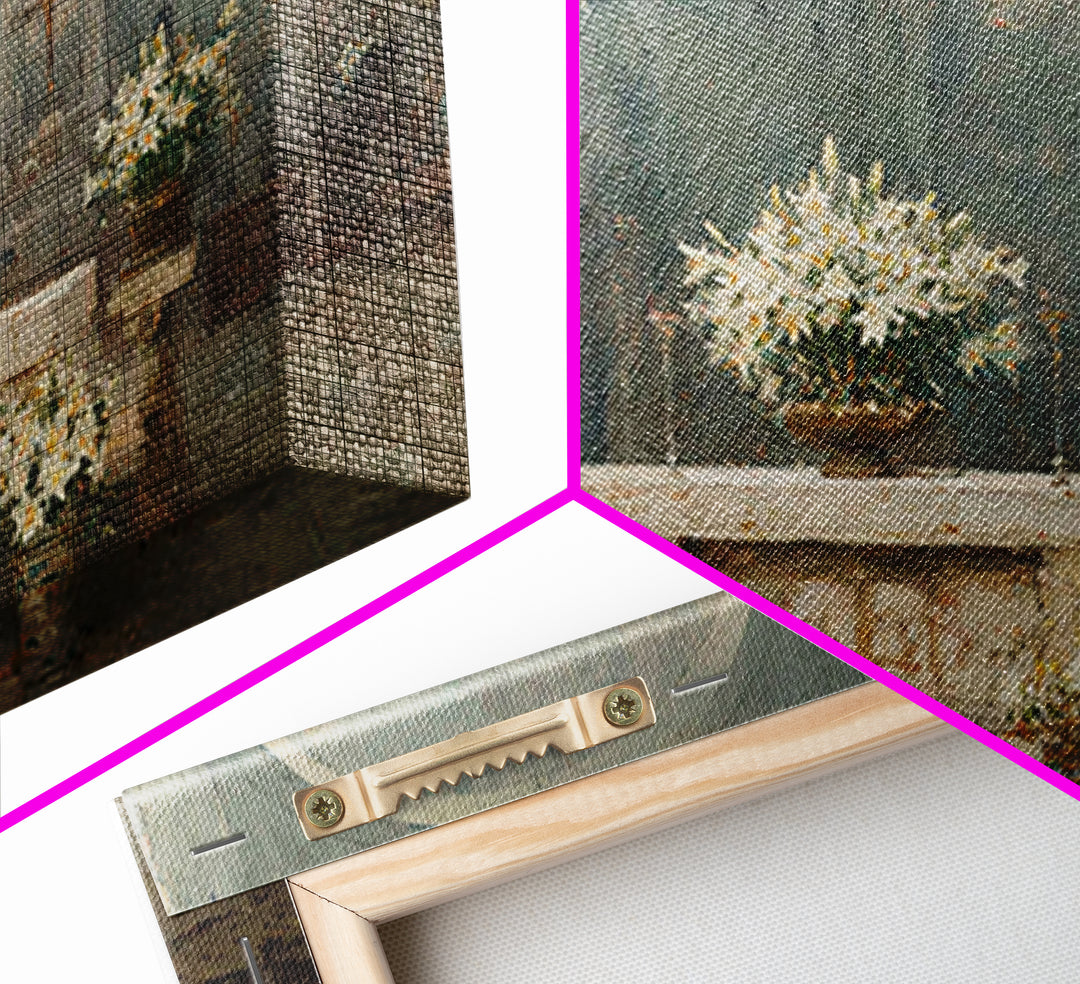 Cathedral White Lilies | Framed Canvas Print | Christian Wall Art | Christian Painting | Framed Christian Art | Christian Art Canvas | Chri