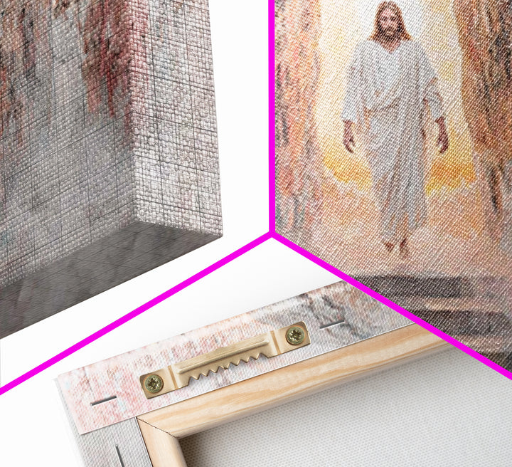 Glory Beyond The Tomb | Framed Canvas Print | Christian Art | Jesus Painting | Christian Wall Art | Christian Art Canvas | Easter Art | Chr
