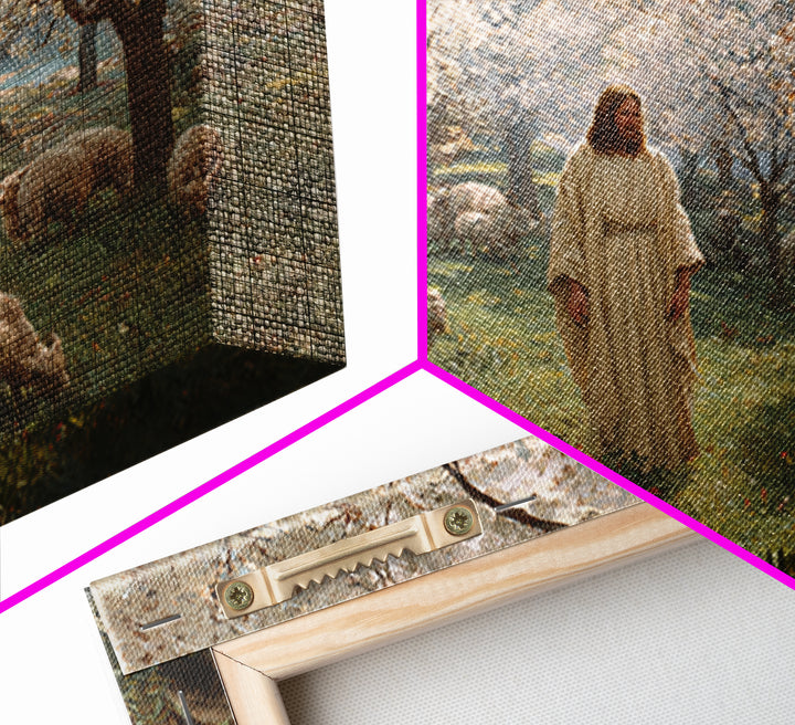 Quiet Fellowship – Framed Canvas Print – Christian Wall Art – Christian Art Canvas – Jesus Painting – Christmas Wall Art – Christian Gift