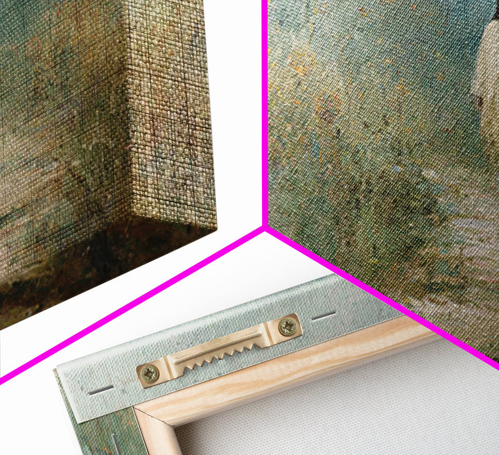 Fields Of Promise | Framed Canvas Print | Christian Art Canvas | Jesus Painting | Christian Wall Art | Subtle Christian Art