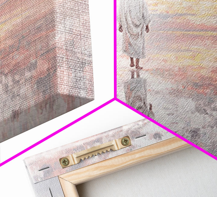 Horizon Of Grace | Framed Canvas Print | Christian Art Canvas | Jesus Painting | Christian Wall Art | Subtle Christian Art | Christian Art