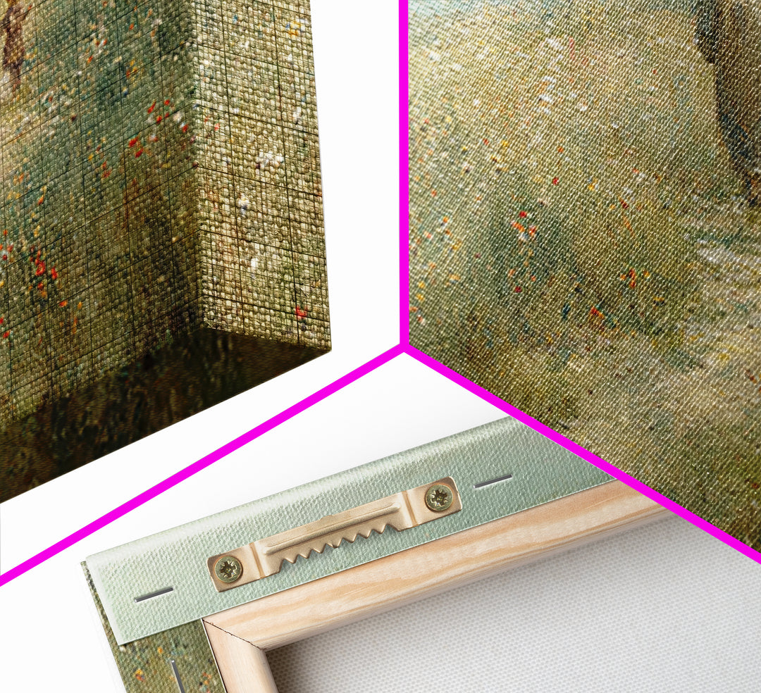 Field Of Promise | Framed Canvas Print | Christian Art Canvas | Jesus Painting | Christian Wall Art | Vintage Christian Art