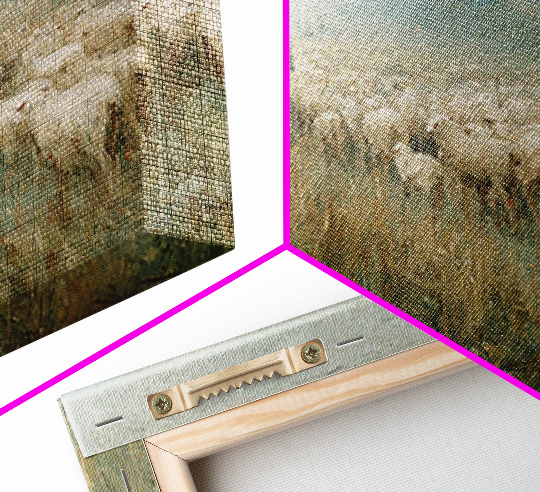 Jerusalem Crowds – Framed Canvas Print – Christian Art Print – Jesus Painting – Christian Wall Art – Christmas Art Prints – Christian Gift