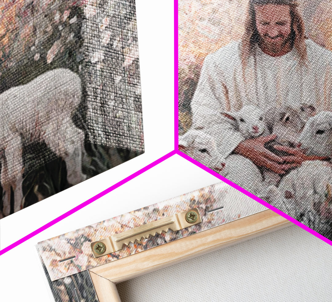 Gentle Spring Light – Framed Canvas Print – Christian Art Canvas – Christian Wall Art – Jesus Painting – Christmas Art – Christian Decorati