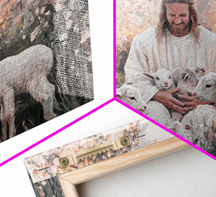 Gentle Spring Light – Framed Canvas Print – Christian Art Canvas – Christian Wall Art – Jesus Painting – Christmas Art – Christian Decorati