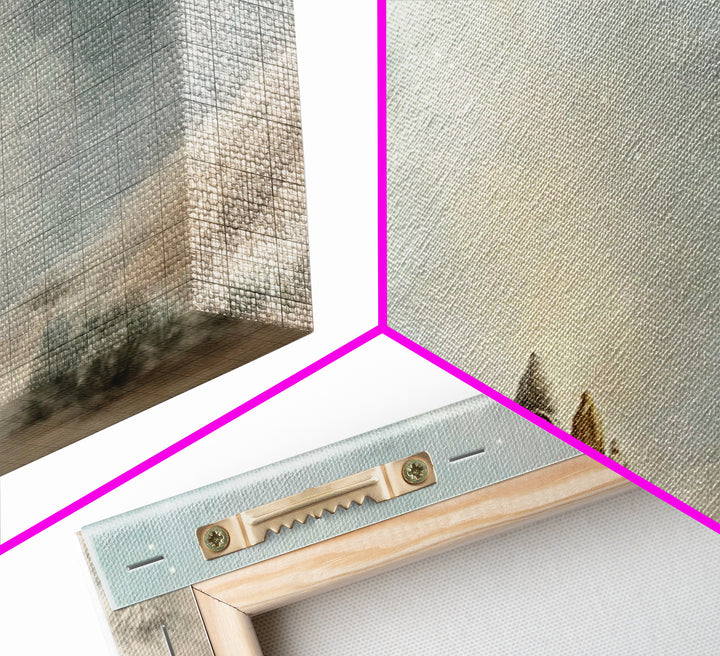 Guided By Light, Framed Canvas Print, Christian Wall Art, Christian Art Print, Subtle Christian Art, Christian Art Canvas
