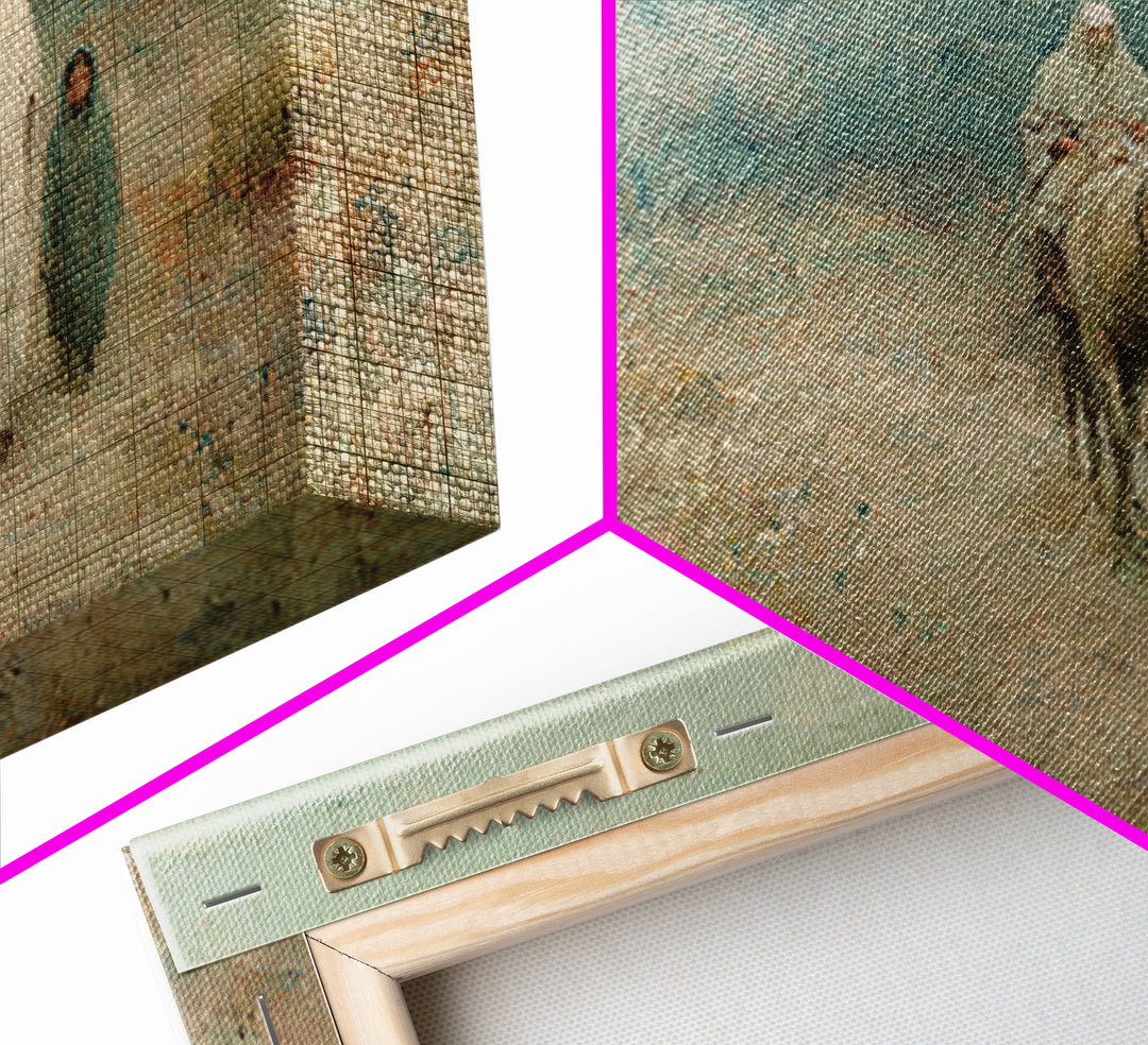 Journey Of Faith | Framed Canvas Print | Christian Art | Christian Art Canvas | Christian Wall Art | Christmas Art Prints | Jesus Painting