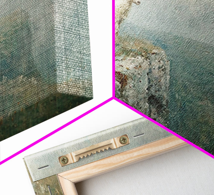 Lone Lamb Glory – Framed Canvas Print – Christian Wall Art – Christian Art Canvas – Abstract Christian Art – Subtle Christian Art – Christi