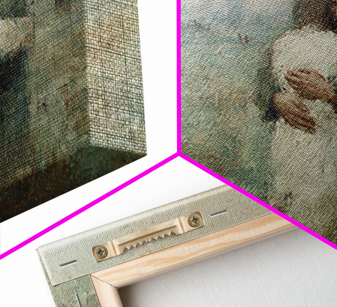 Forgiving Embrace – Framed Canvas Print – Christian Wall Art – Christian Art Canvas – Vintage Christian Art – Christian Painting – Christia