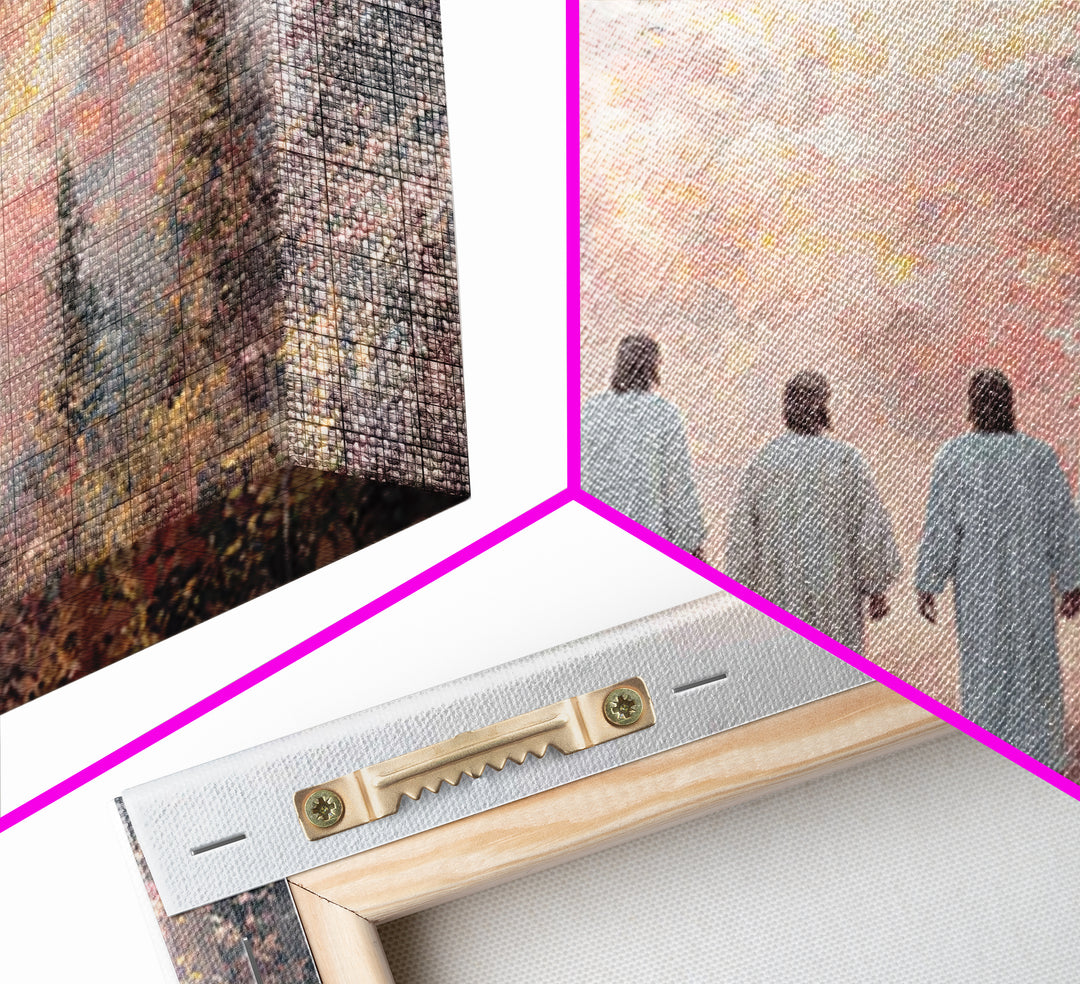 Ascension Wonder | Framed Canvas Print | Christian Art Work | Christian Art Canvas | Modern Christian Art | Jesus Painting | Christian Wall