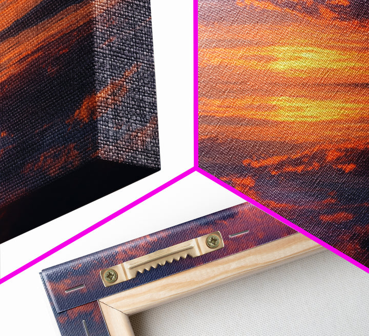 Twilight Of Promise – Framed Canvas Print – Christian Art Canvas – Jesus Painting – Christian Wall Art – Modern Christian Art – Christmas A