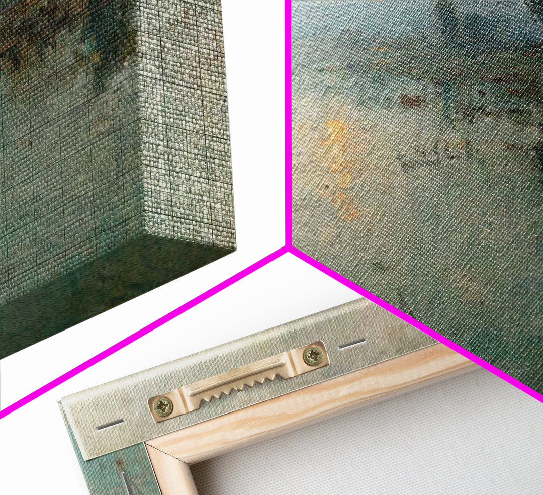 Still Waters Grace, Framed Canvas Print, Christian Art Canvas, Jesus Painting, Christian Wall Art, Vintage Christian Art, Christmas Art