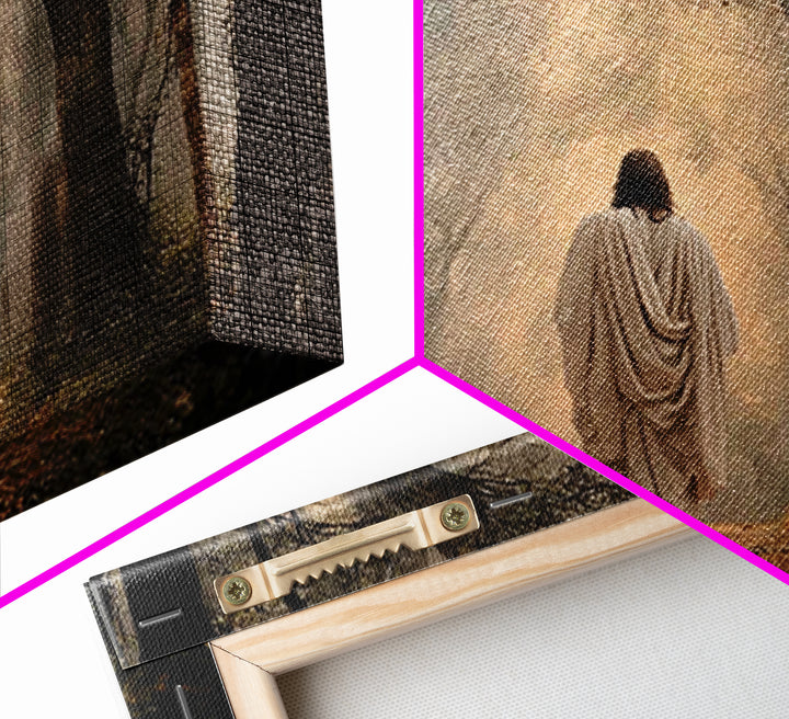 Shepherd Of Peace – Framed Canvas Print – Jesus Painting – Christian Wall Art – Christian Art Canvas – Christian Decor – Christian Christma