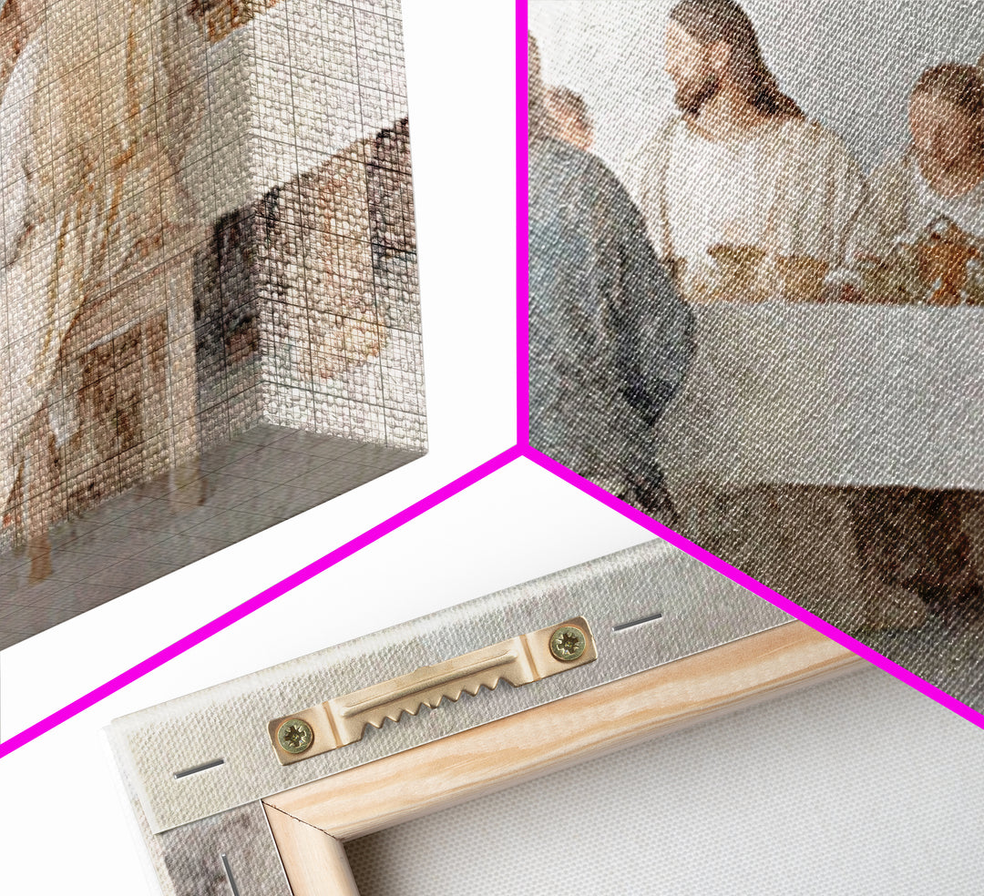 Pastoral Grace Path | Framed Canvas Print | Christian Wall Art | Christian Art Canvas | Christian Christmas Art | Jesus Painting