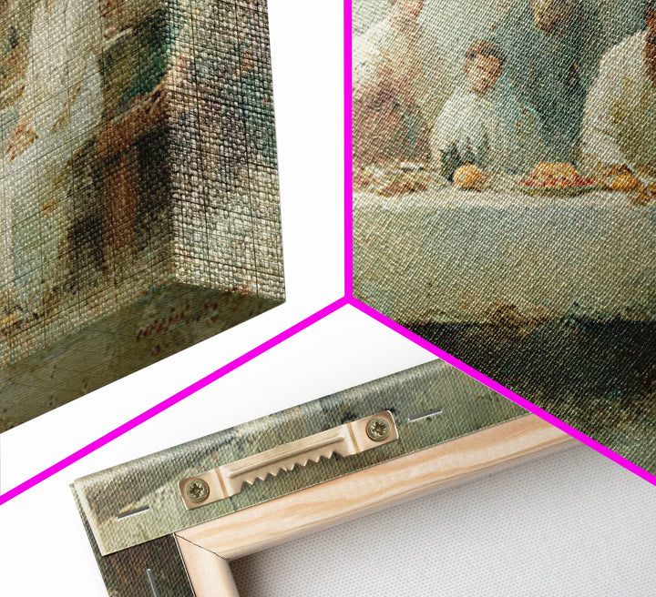 Pasture Morning Walk | Framed Canvas Print | Christian Art | Christian Wall Art | Christian Art Canvas | Moody Christian Art | Christian Gi