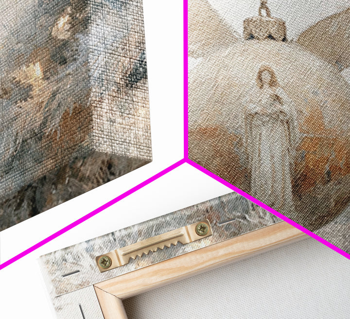 Procession Of Light – Framed Canvas Print – Christian Art Canvas – Christian Wall Art – Christmas Art Prints
