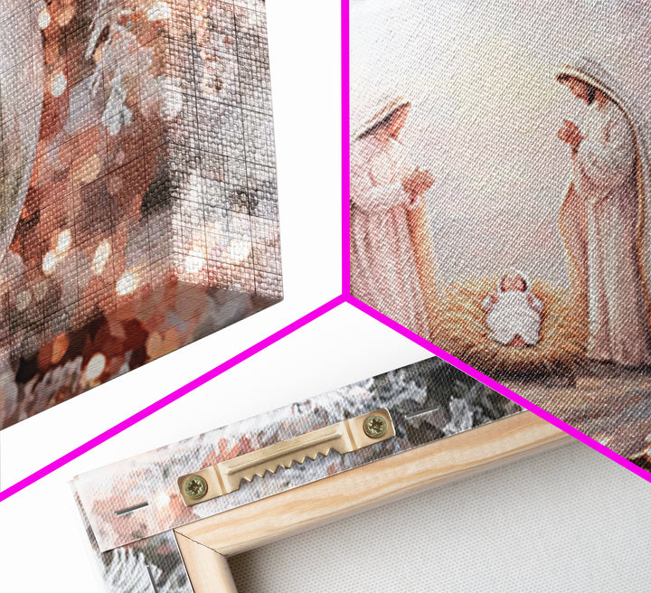 Heavenly Chorus | Framed Canvas Print | Christian Art Canvas | Christian Christmas Art | Christian Wall Art