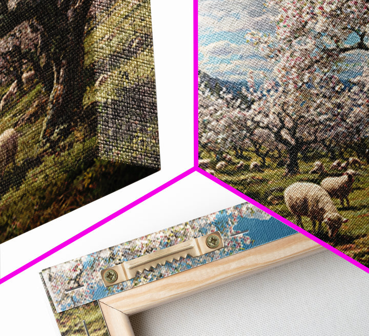 Springtime Blessing | Framed Canvas Print | Christian Wall Art | Christian Art Canvas | Modern Christian Art | Pastoral Scenery | Christian