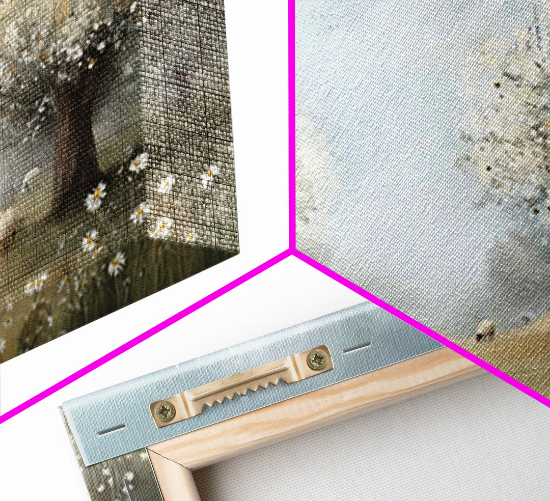Gentle Meadow Grace, Framed Canvas Print, Christian Wall Art, Subtle Christian Art, Christian Art Canvas, Christian Art Print, Christian De