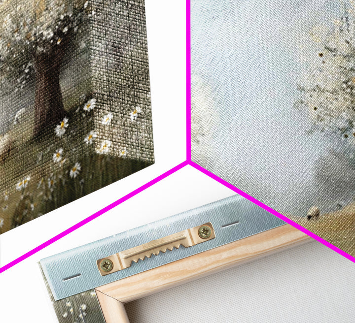 Gentle Meadow Grace, Framed Canvas Print, Christian Wall Art, Subtle Christian Art, Christian Art Canvas, Christian Art Print, Christian De