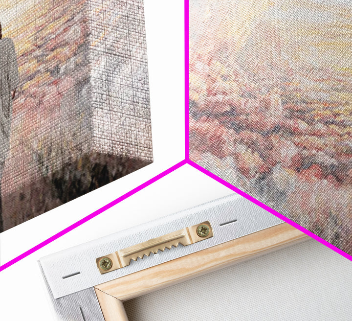 Soft Meadow Grace – Framed Canvas Print – Christian Wall Art – Christian Art Prints – Christian Art Canvas – Christian Painting – Christian