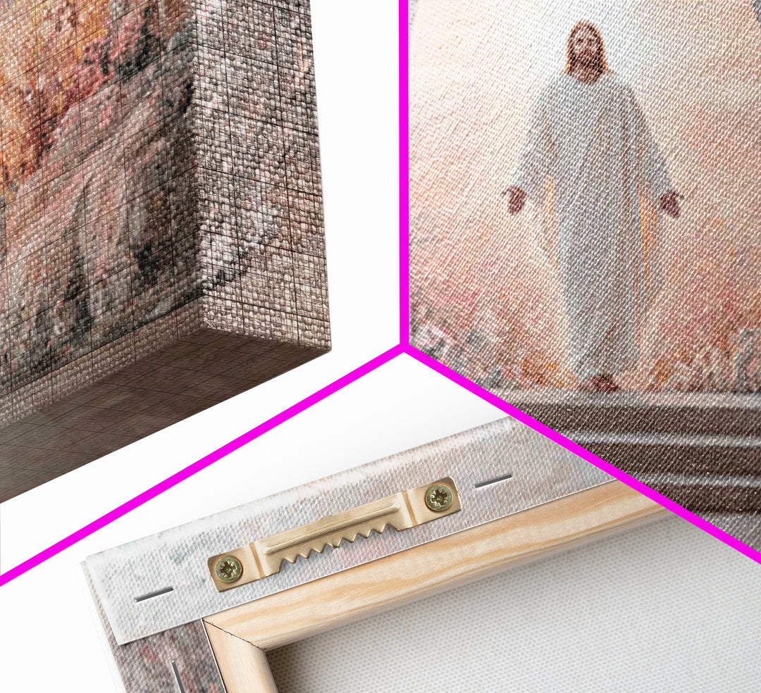 Resurrection Light – Framed Canvas Print – Christian Wall Art – Christian Art Canvas – Christian Gift Ideas – Christian Art Prints – Modern