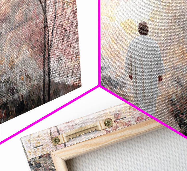 Heavenly Ascent – Framed Canvas Print – Christian Wall Art – Jesus Painting Canvas – Christian Art Work – Large Christian Painting – Christ