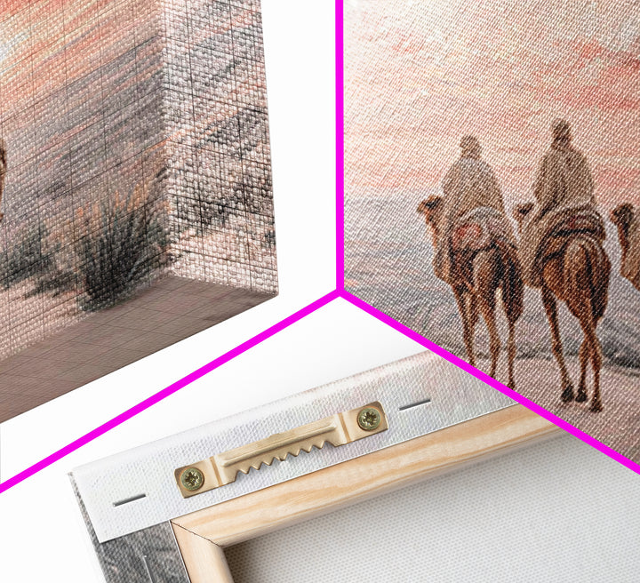 Dawn To Bethlehem – Framed Canvas Print – Christian Art – Christian Art Canvas – Christian Christmas Art – Christmas Wall Art – Subtle Chri