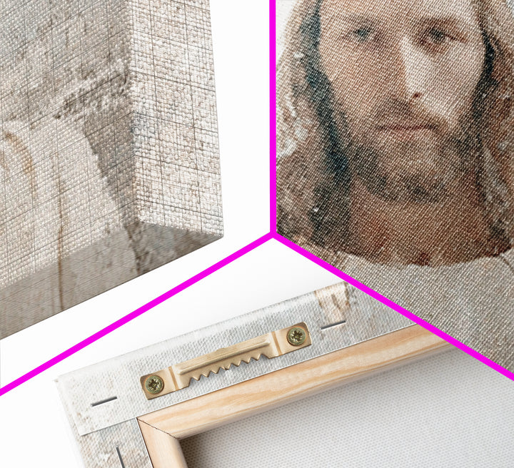 Eternal King – Framed Canvas Print – Christian Wall Art – Vintage Christian Art – Christian Art Canvas – Jesus Painting – Christian Gift Id
