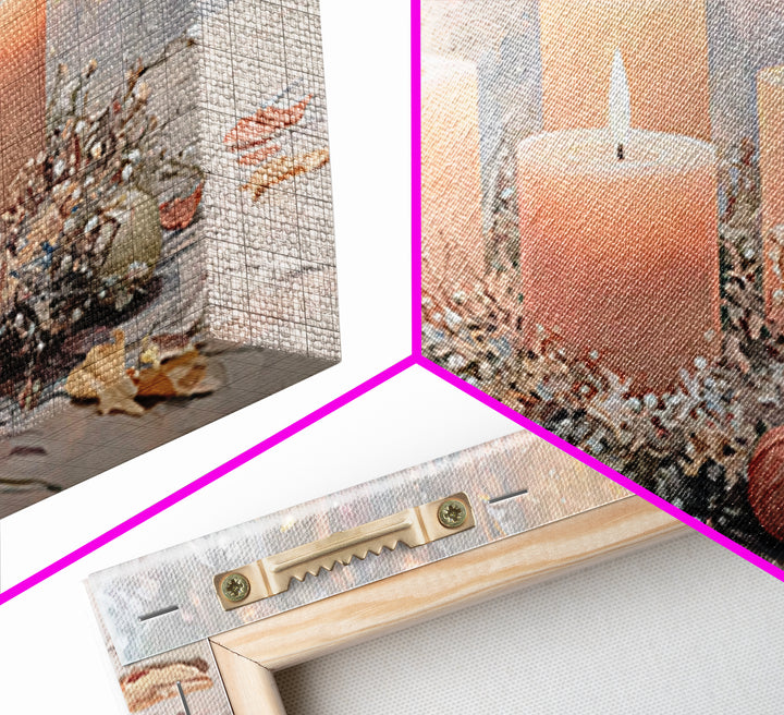 Advent Light | Framed Canvas Print | Christmas Wall Art | Christian Christmas Art | Christian Art Canvas | Christmas Art Prints