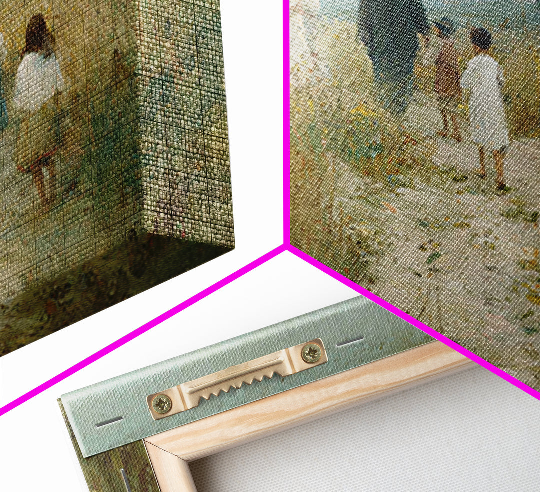 Path Of Gentle Faith – Framed Canvas Print – Christian Art Canvas – Christian Art Prints – Christian Wall Art – Jesus Painting – Christian