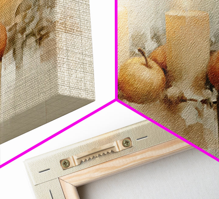 Harvest Light | Framed Canvas Print | Christian Wall Art | Christmas Canvas Wall Art | Christian Art Canvas | Vintage Christmas Art | Chris