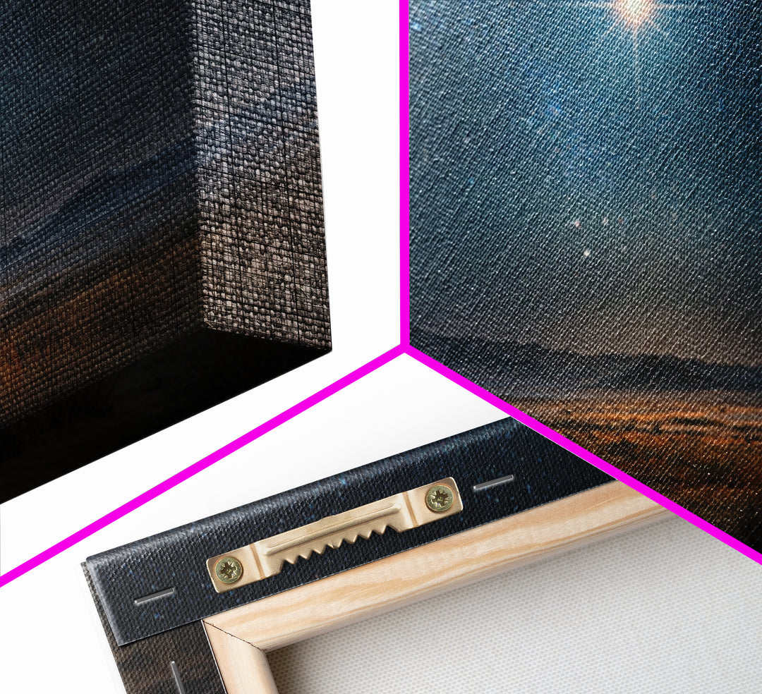 Eternal Dawn Star – Framed Canvas Print – Christian Art Canvas – Christmas Wall Art – Christian Christmas Art – Christian Decoration – Chri