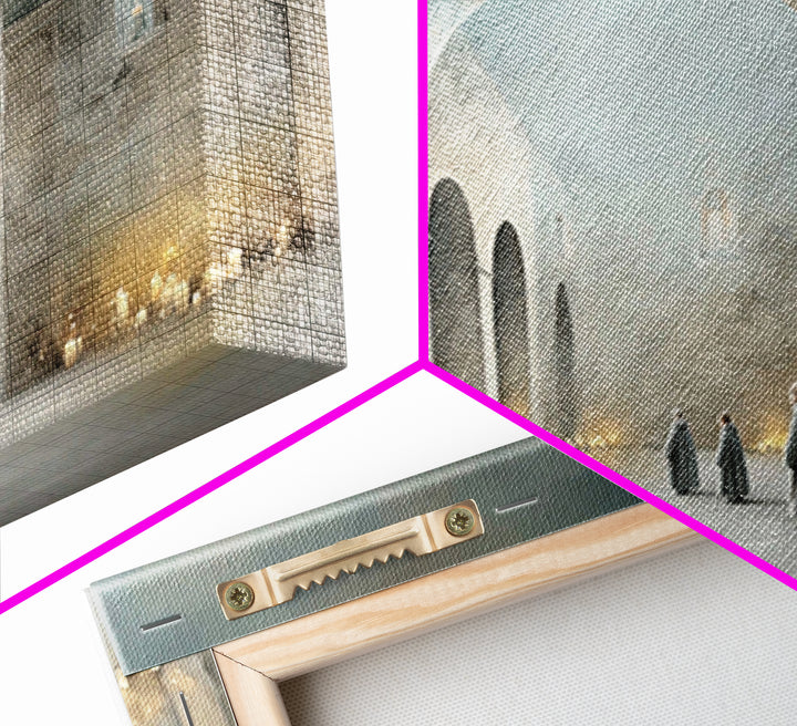 Sanctuary Of Peace | Framed Canvas Print | Christian Decor | Christian Painting | Christian Art Canvas | Christian Wall Art | Christmas Art