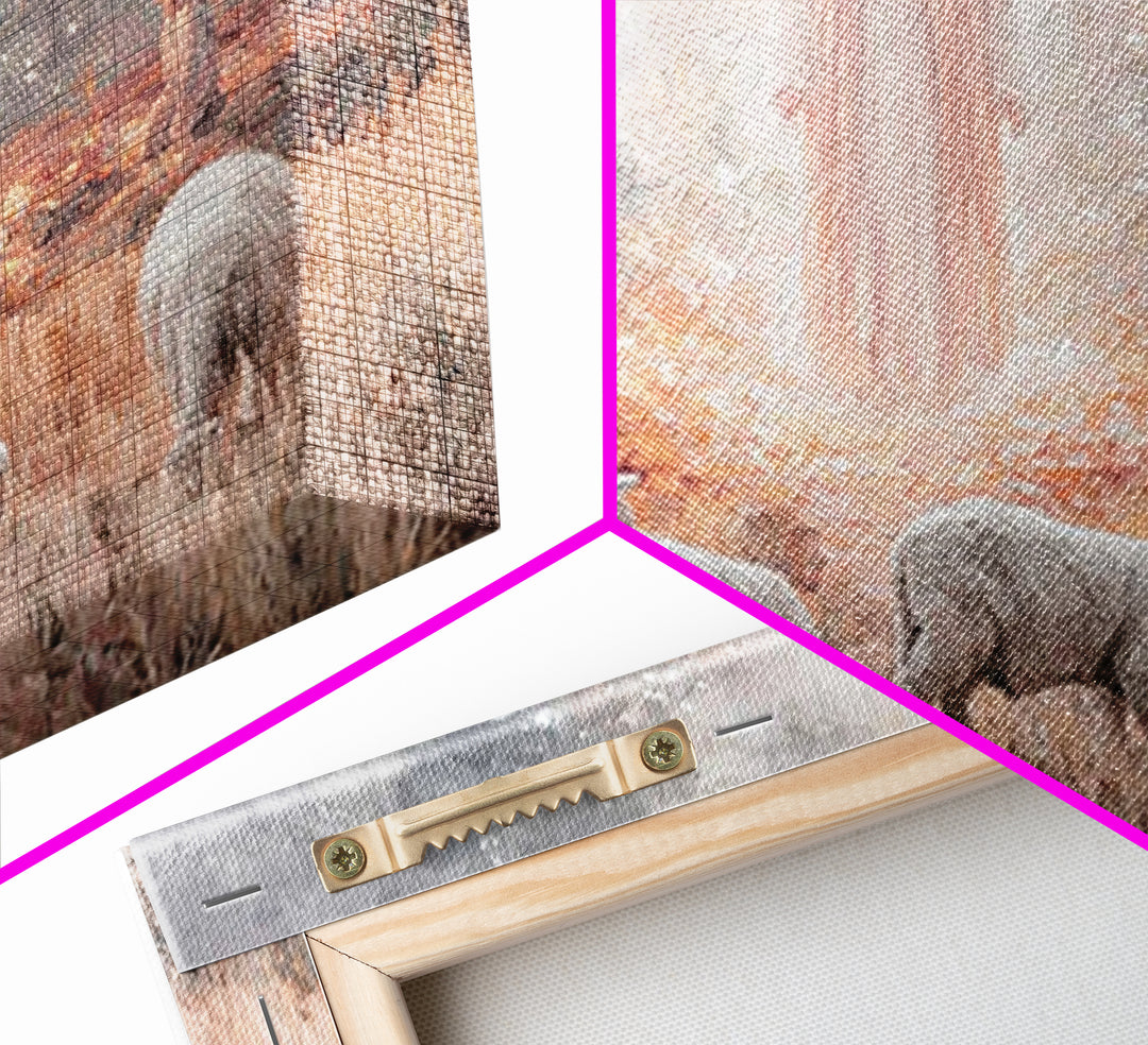Radiant Messiah – Framed Canvas Print – Christian Art Canvas – Christian Christmas Art – Christian Wall Art – Christmas Art – Jesus Paintin