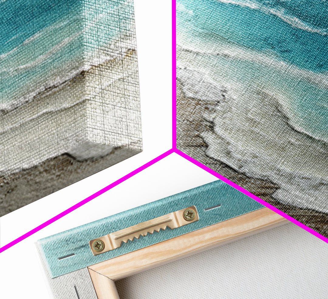 Aerial Sandbar with Turquoise Water Framed Canvas Print, Coastal Art, Prints, Coastal Decor, Coastal, Coastal Wall Art, COA-2x3-13
