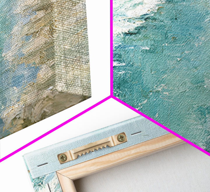 Aerial Sandbar with Turquoise Water Framed Canvas Print, Coastal Art, Coastal Prints, Coastal Decor, Fine Art, Coastal, COA-3x1-69