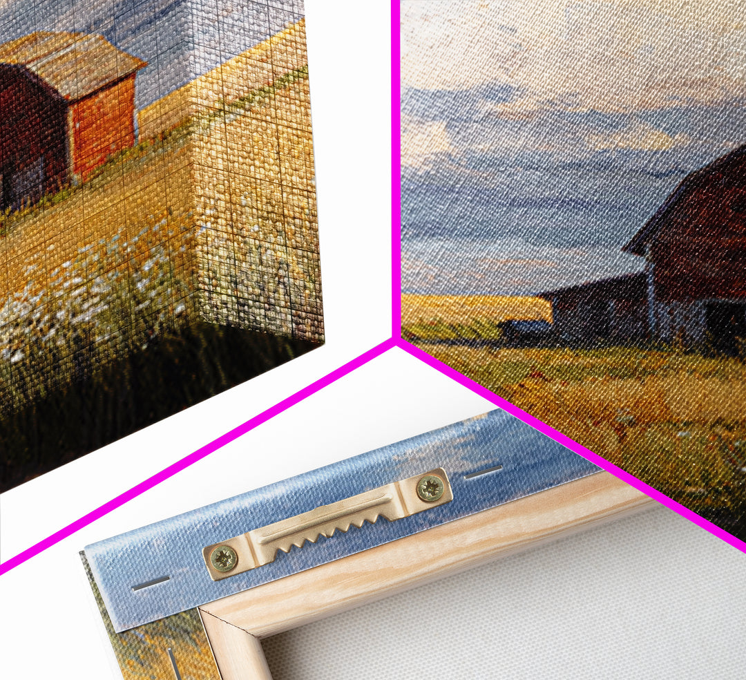 Cornfield under Dramatic Summer Clouds Canvas Print, Country Art, Gallery Wall Art, Farmhouse Decor, Fine Art, Country, COU-1x1-90