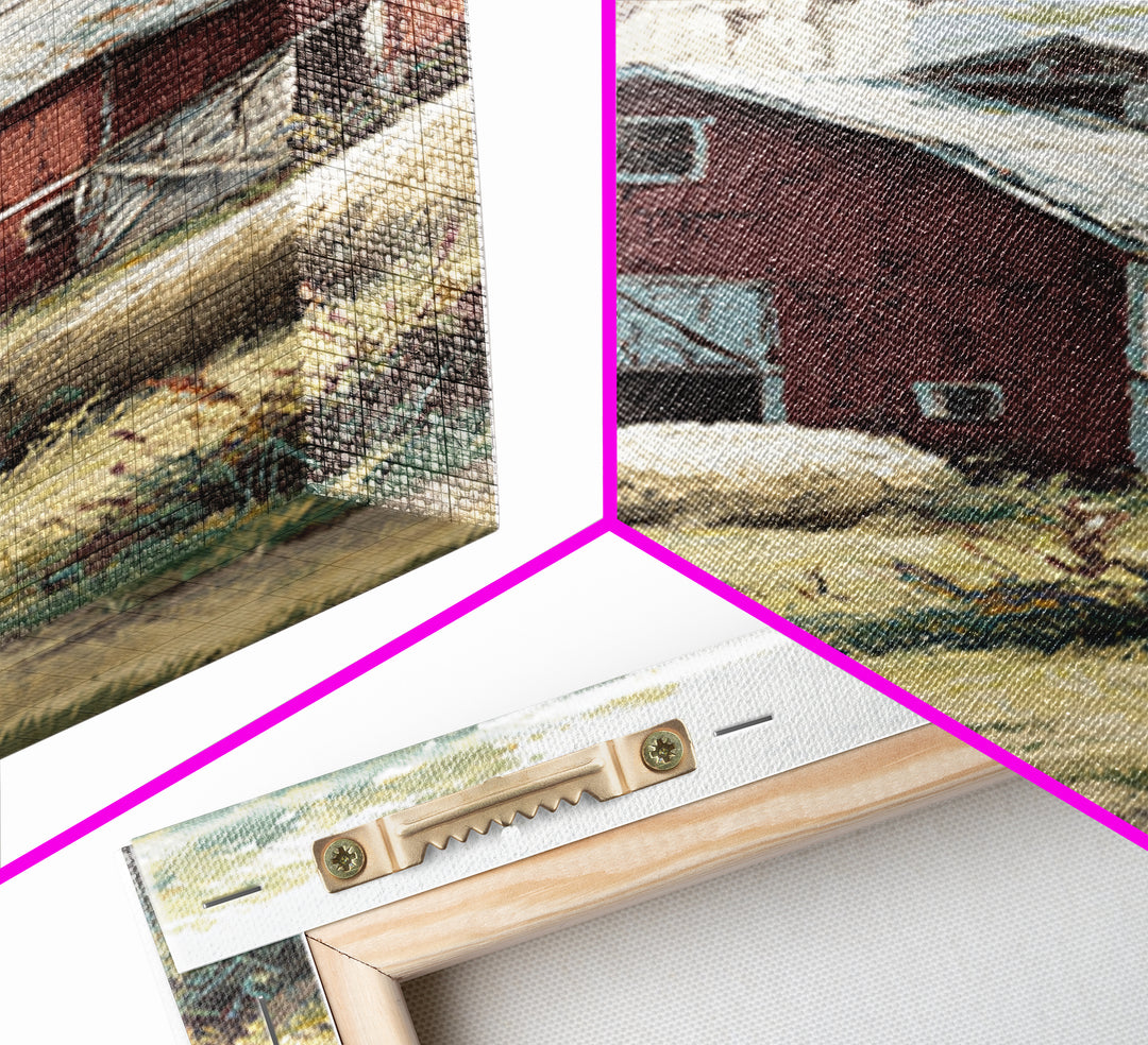 Hay Bales in Late Afternoon Sun Canvas Print, Country Art, Textured Painting, Farmhouse Decor, Fine Art, Country, Oil Painting, COU-1x3-32