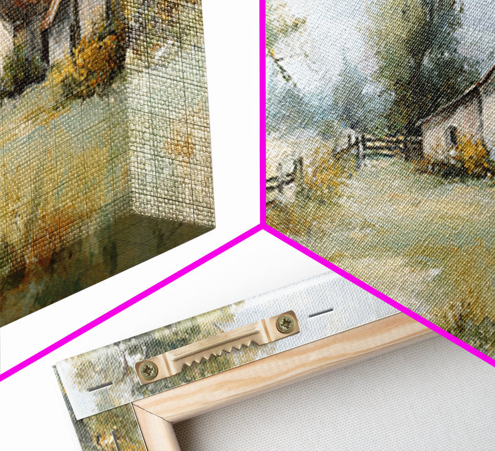 Apple Orchard with Warm Autumn Light Canvas Print, Country Art, Boho Decor, Farmhouse Decor, Abstract Art, Country, Art Prints, COU-2x1-26