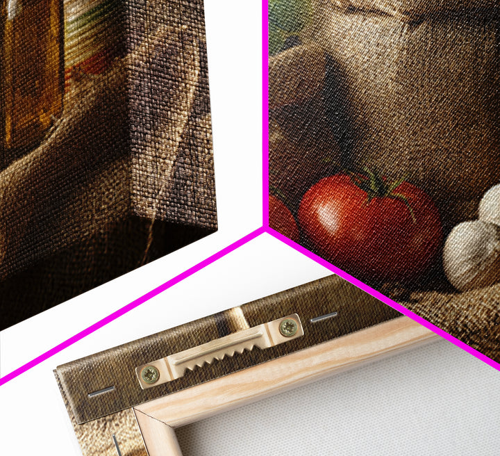 Coffee Beans and Burlap Sack Still Life Framed Canvas Print, Coffee Shop Art, Food Art, Cafe Decor, Fine Art, Cafe, CSA-3x2-78