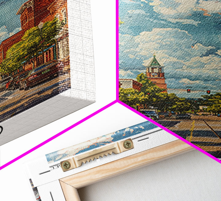 Murfreesboro Travel Poster, Framed Canvas Print, Vintage Travel Print, City Wall Art, Travel Posters, Vintage Poster, Vintage Travel